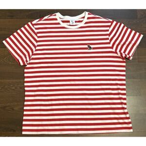 Rare OVO Nautical Stripe T-Shirt Mens Sz XL Red/White